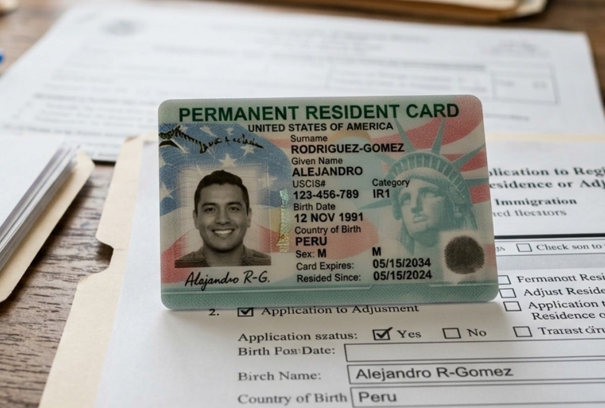 Los extranjeros que soliciten la residencia permanente en Estados Unidos ahora tendrán que salir del país para pedir la tarjeta de residencia. Crédito: Imagen creada por El Comercio MAG usando Gemini