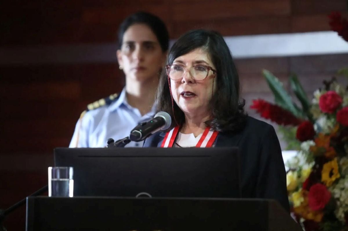 Janet Tello afirmó que el próximo Gobierno recibirá una estructura ya implementada para fortalecer las unidades de flagrancia. Foto: Andina.