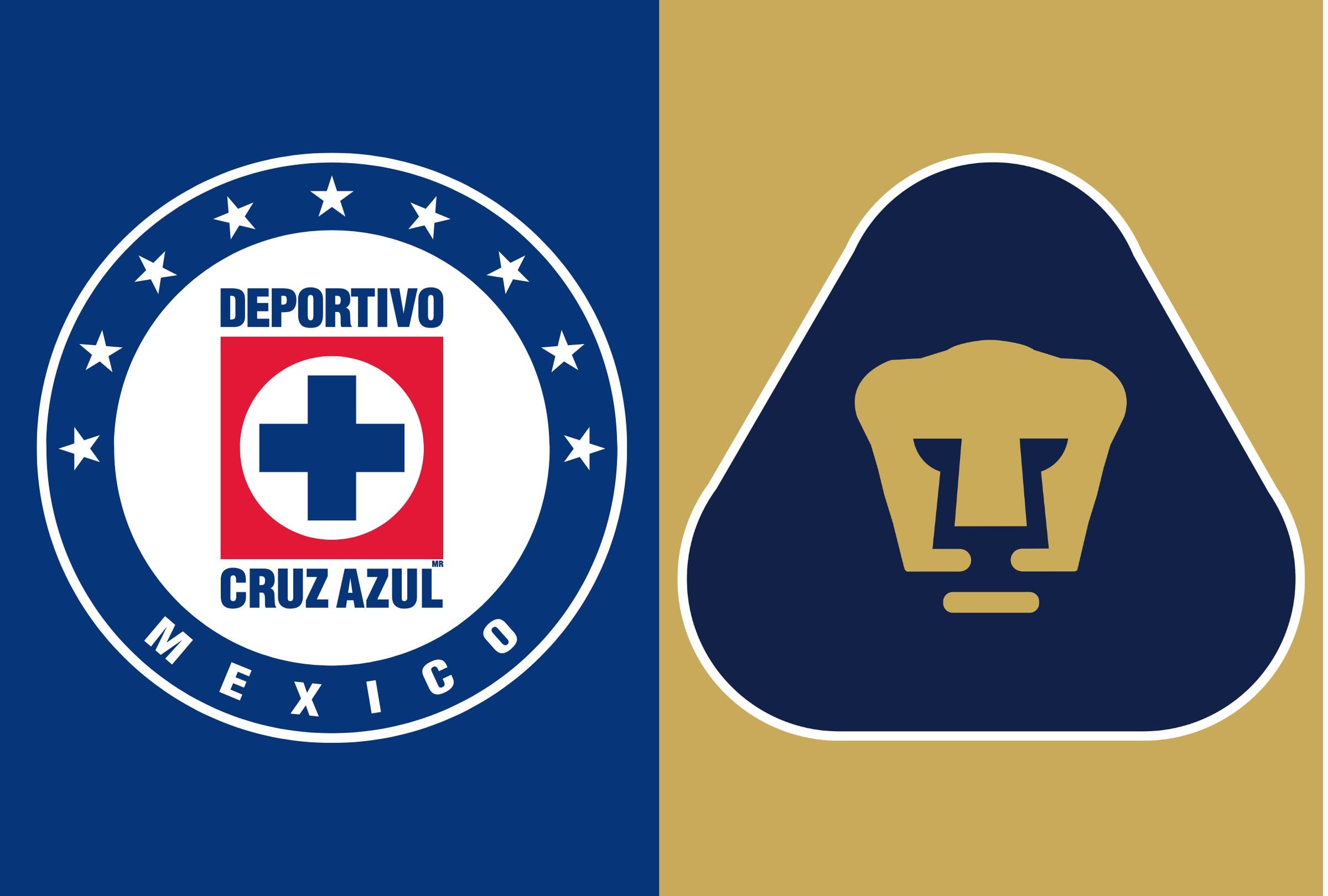 Cruz Azul vs. Pumas juegan la final de ida del Torneo Clausura 2026 este jueves 21 de mayo desde el Estadio Ciudad de los Deportes. Conoce cómo y dónde verlo por TV y online. (Foto: Composición Mag)