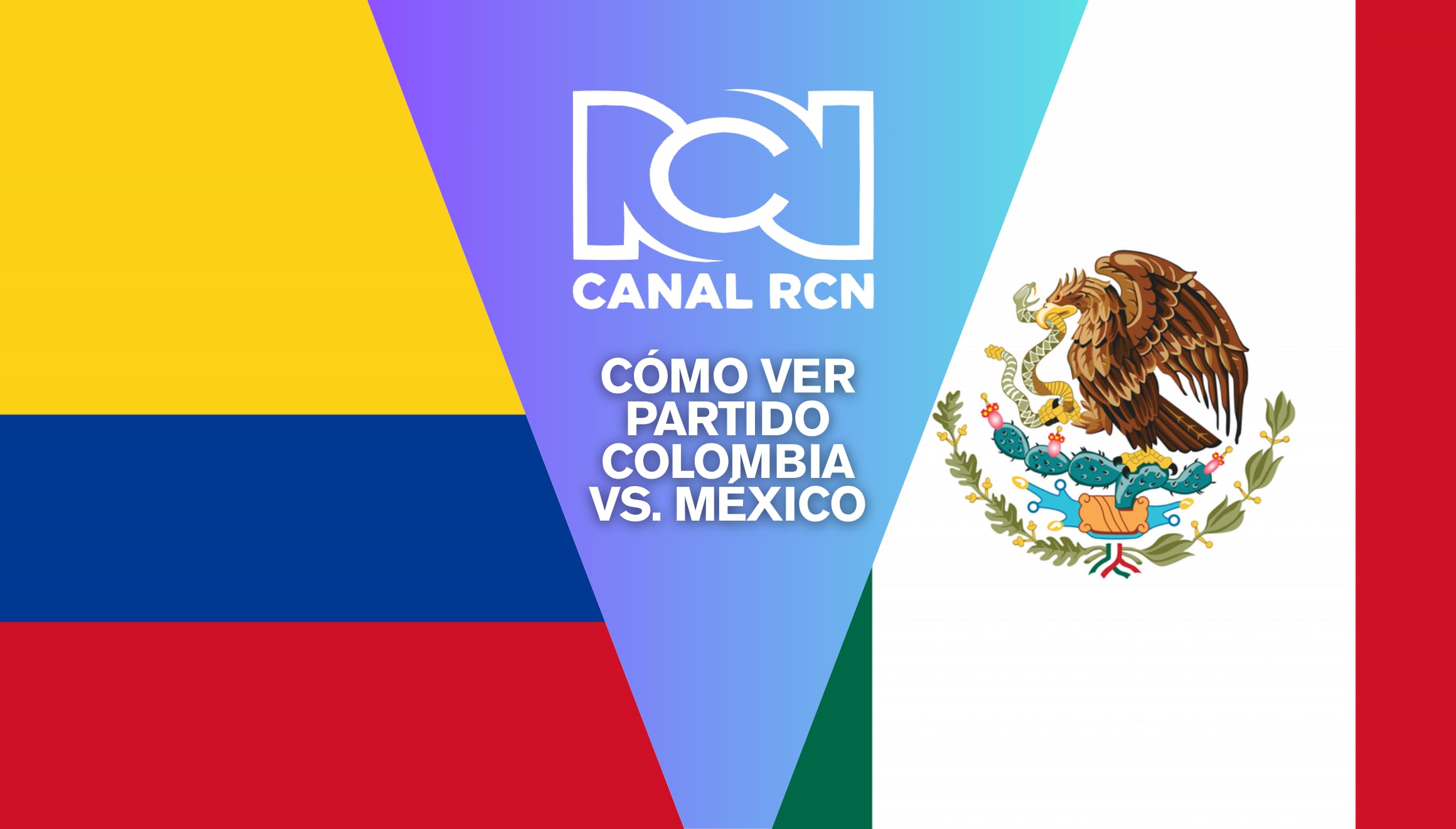 La selección Colombia chocará ante México en un vibrante amistoso. Acceda a la cobertura en vivo por Canal RCN en televisión y sus señales digitales autorizadas. | Crédito: Composición Gestión Mix