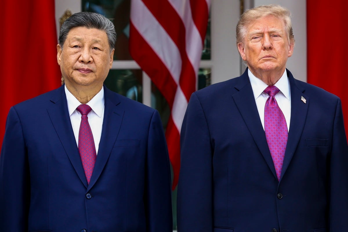El presidente de China Xi Jinping y el de Estados Unidos Donald Trump. (Foto: EFE)