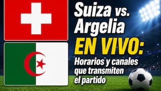¿Dónde transmiten Suiza — Argelia por los 16avos del Mundial 2026 en TV Abierta?