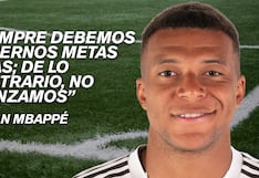 Cita del día de Kylian Mbappé, futbolista: “Siempre debemos ponernos metas altas; de lo contrario, no avanzamos”