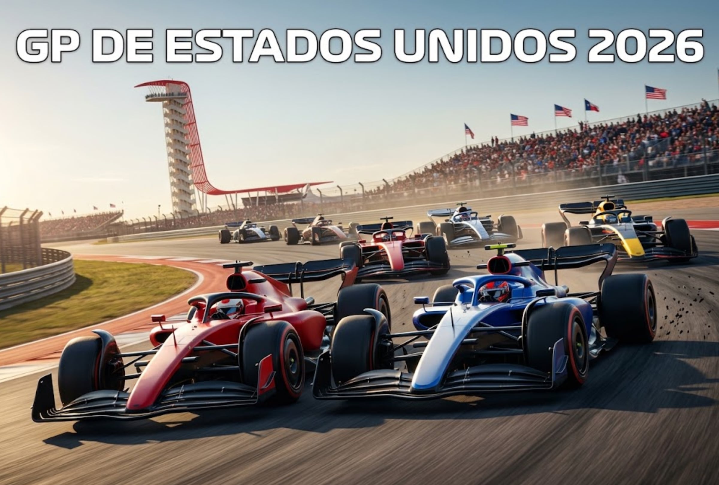 AUSTIN, TEXAS (ESTADOS UNIDOS), 25/10/2026. Resultados, tabla actualizada y todos los detalles del Gran Premio de Estados Unidos 2026. FOTO: Imagen creada por la IA de Gemini.