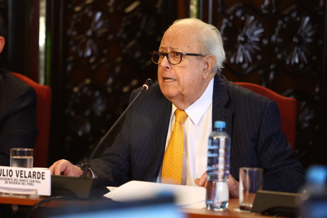 Julio Velarde, presidente del BCRP. (ImagenÑ GEC)