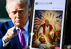 Indignación pública por imagen de Trump como Jesús: “Soy yo como médico”