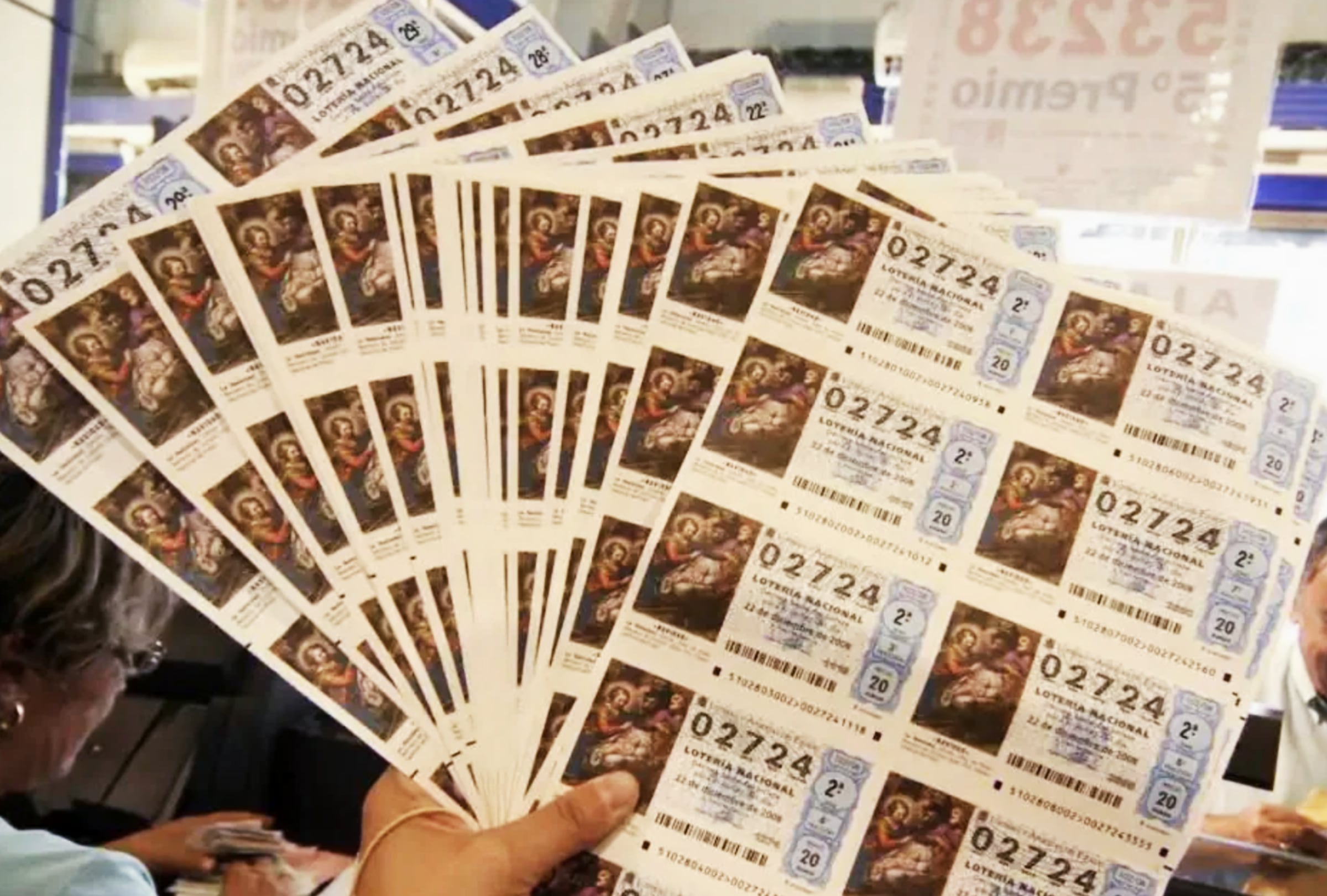 La Lotería de Navidad se celebra en Madrid, España, con el premio mayor de El Gordo. (Foto referencial: EFE)