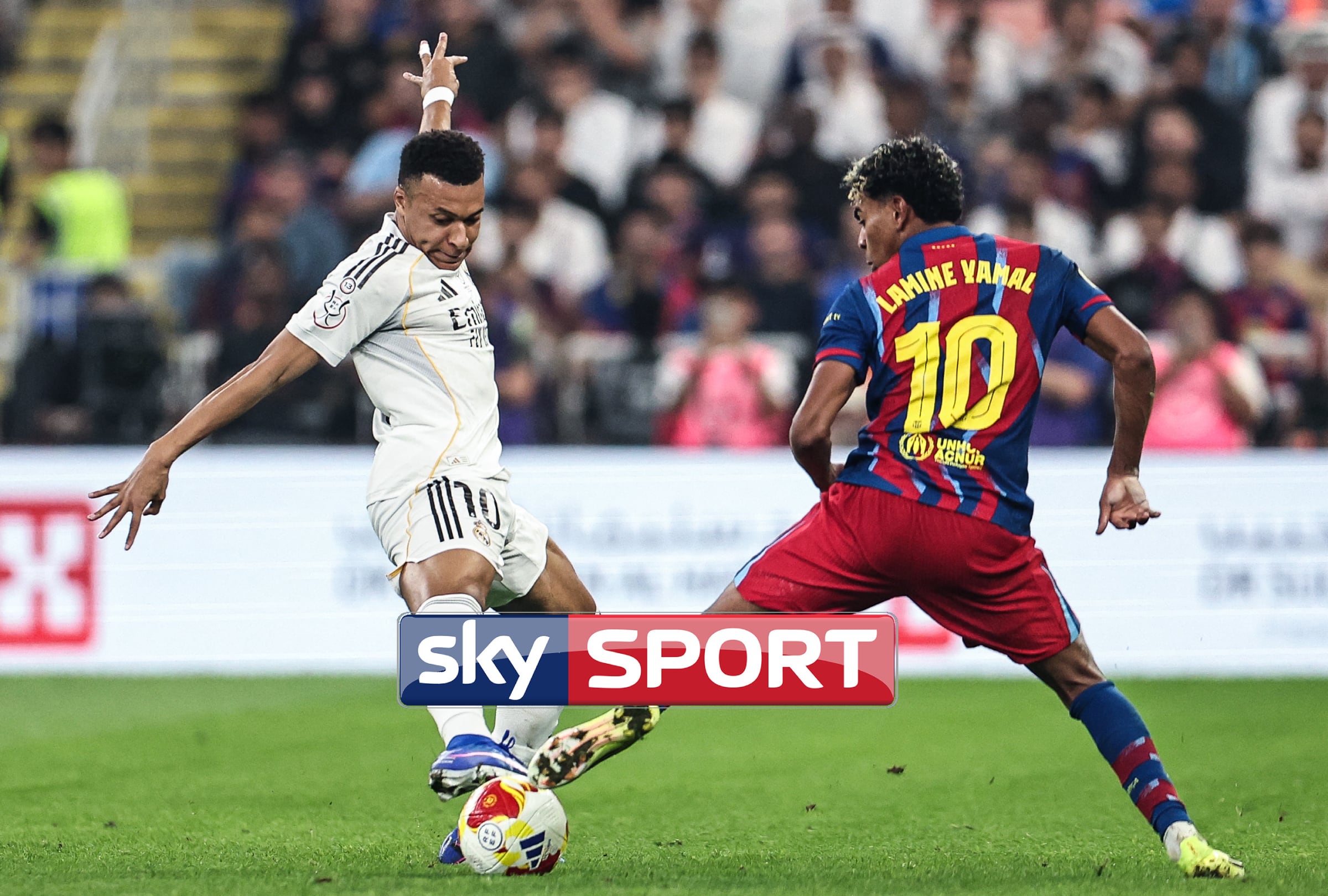 BARCELONA, CATALUÑA (BARCELONA), 10/05/2026.- Cobertura oficial de SKY Sports HD EN VIVO EN DIRECTO para ver el clásico Real Madrid vs. FC Barcelona este domingo 20 de mayo por la Jornada 15 de LaLiga EA Sports 2025-26 desde el estadio Spotify Camp Nou de Barcelona. FOTO DE FADEL SENNA PARA AFP