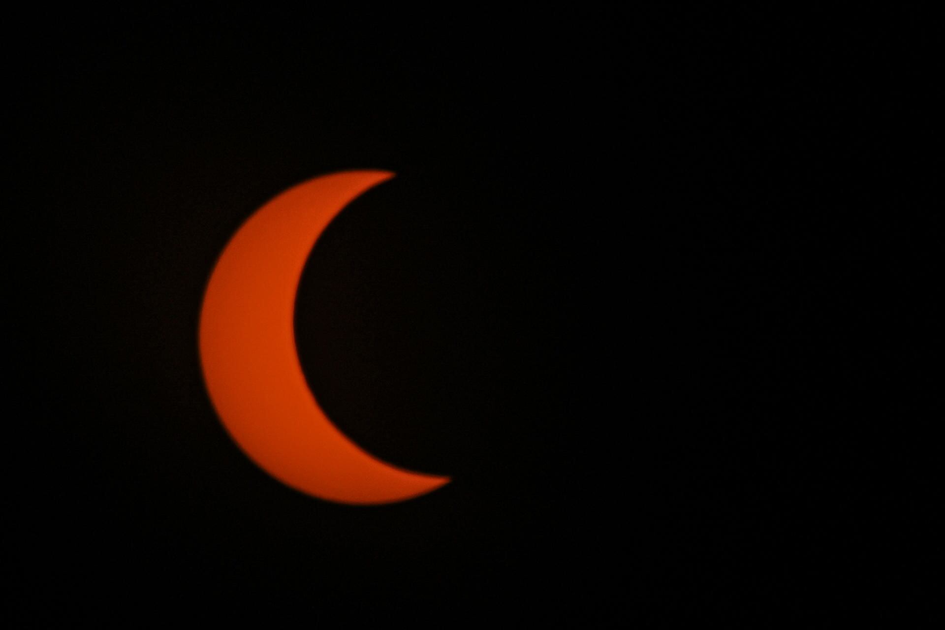 El eclipse solar será visible desde la zona norte de México y Estados Unidos (Foto: Andre Borges / EFE)
