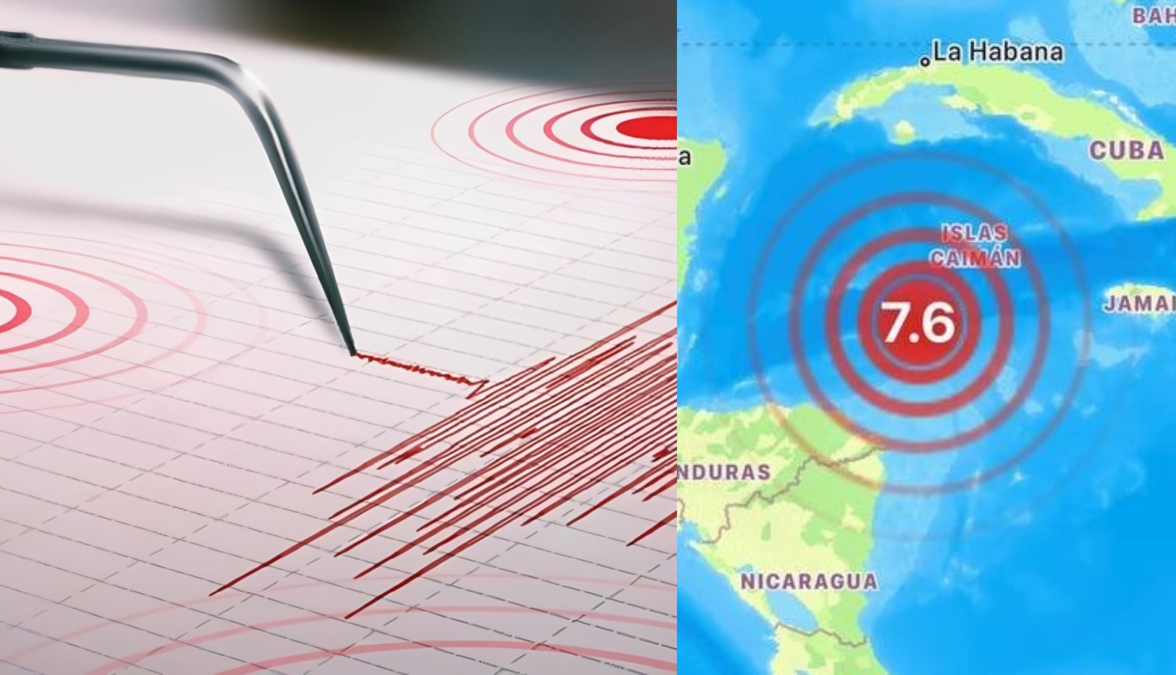 Sismo de magnitud 7,6 sacude el Mar Caribe: ¿en qué países se activó la alerta de tsunami? (Composición: Mix)