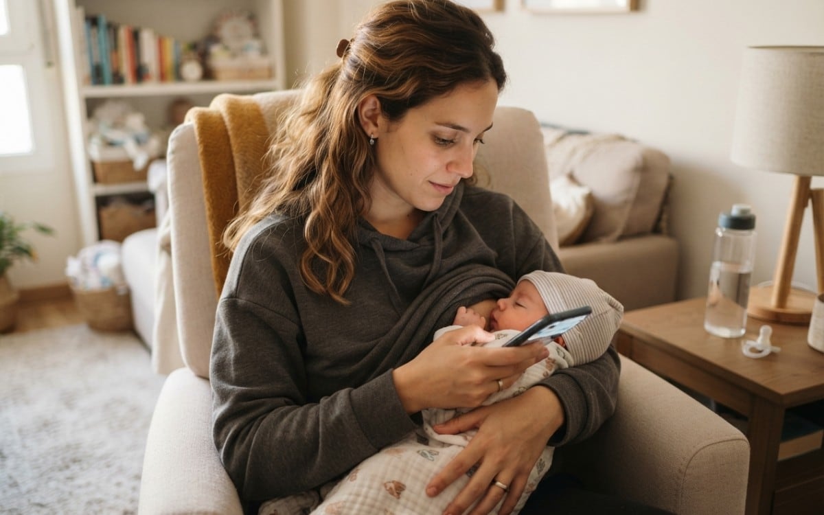 Más de la mitad de las mujeres en edad reproductiva consultaría primero internet antes que a un profesional de la salud si tuviera una preocupación urgente relacionada con la lactancia. (Foto: Imagen creada por El Comercio MAG usando Gemini)