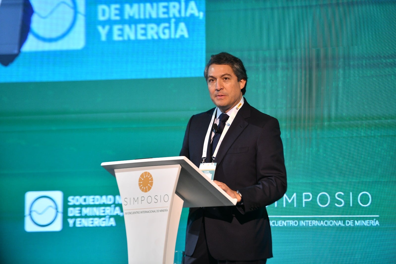 Diego Ortega, presidente del Simposio – XVI Encuentro Internacional de Minería y VP de Asuntos Corporativos y Sostenibilidad de Anglo American.
