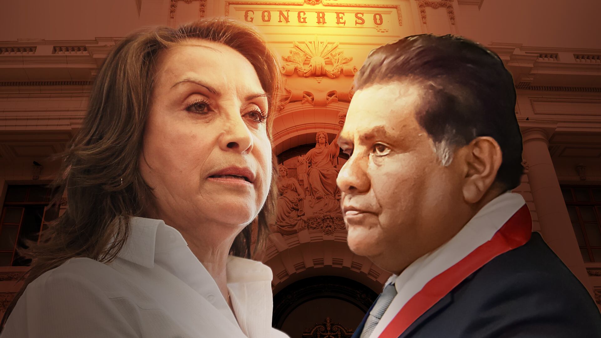 Comisión de Fiscalización que lidera Juan Burgos aprobó dos informes finales que recomienda la vacancia de Dina Boluarte. Composición: Joel Vilcapoma/ Gestión.