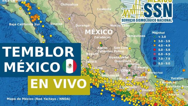 Temblor en México hoy, 3 de marzo – registro sísmico oficial de la última hora, vía SSN en vivo