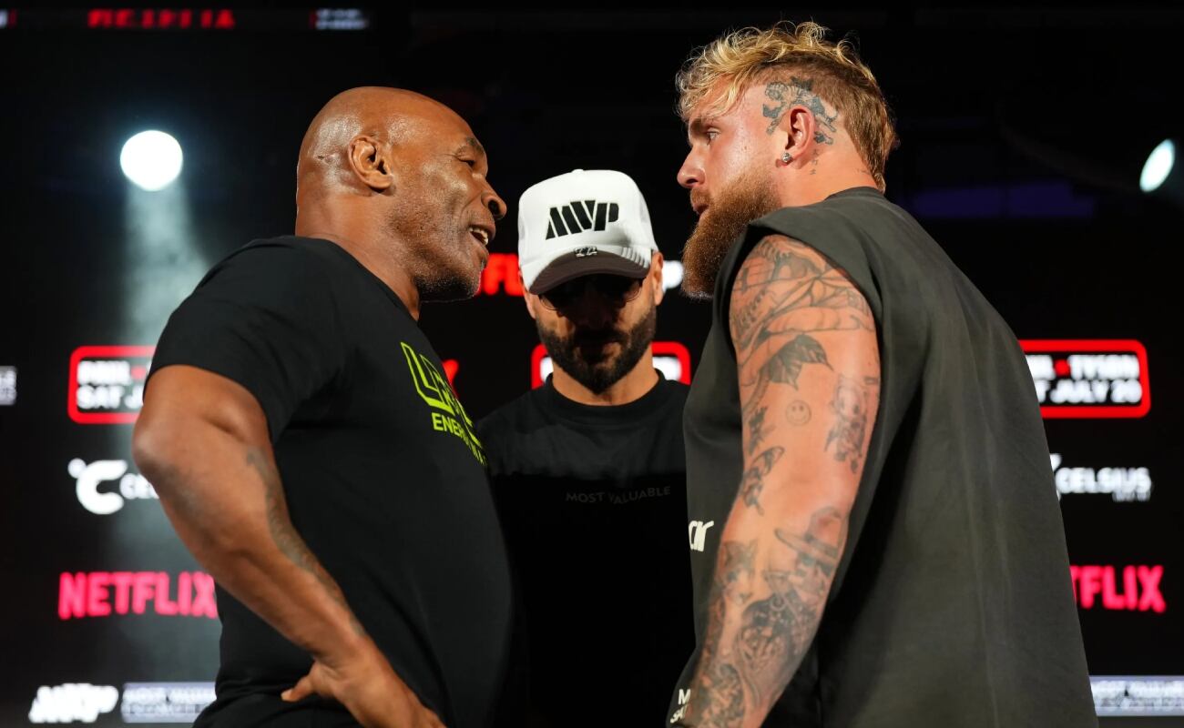 Mike Tyson y Jake Paul se enfrentan en una esperada pelea de boxeo. (Foto: Internet)