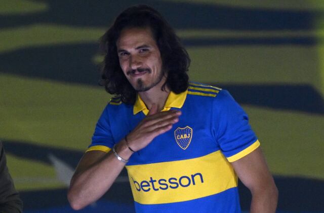 Edinson Cavani decidió fichar por Boca Juniors hasta diciembre de 2024 y vivirá una esperada experiencia luego de su largo paso por Europa (Foto: AFP)
