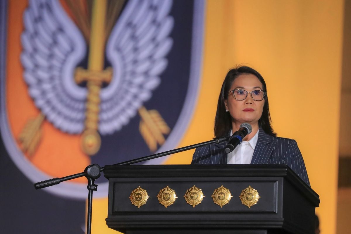 La presidenta Keiko Fujimori rechazó la posibilidad de un cierre del Congreso y pidió objetividad para evaluar el pedido de facultades legislativas. Foto: Presidencia.