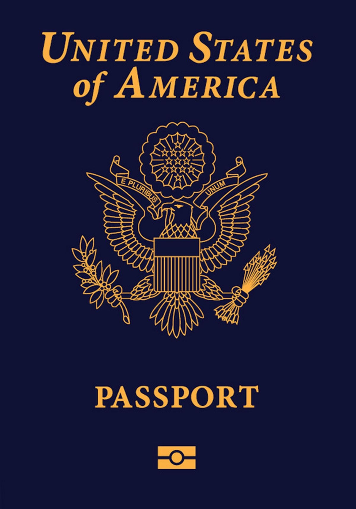 Portada exterior del pasaporte conmemorativo (Foto: Travel.State.Gov)