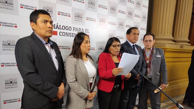 Perú Libre anuncia que no dará voto de confianza a Gabinete Ministerial que lidera Adrianzén