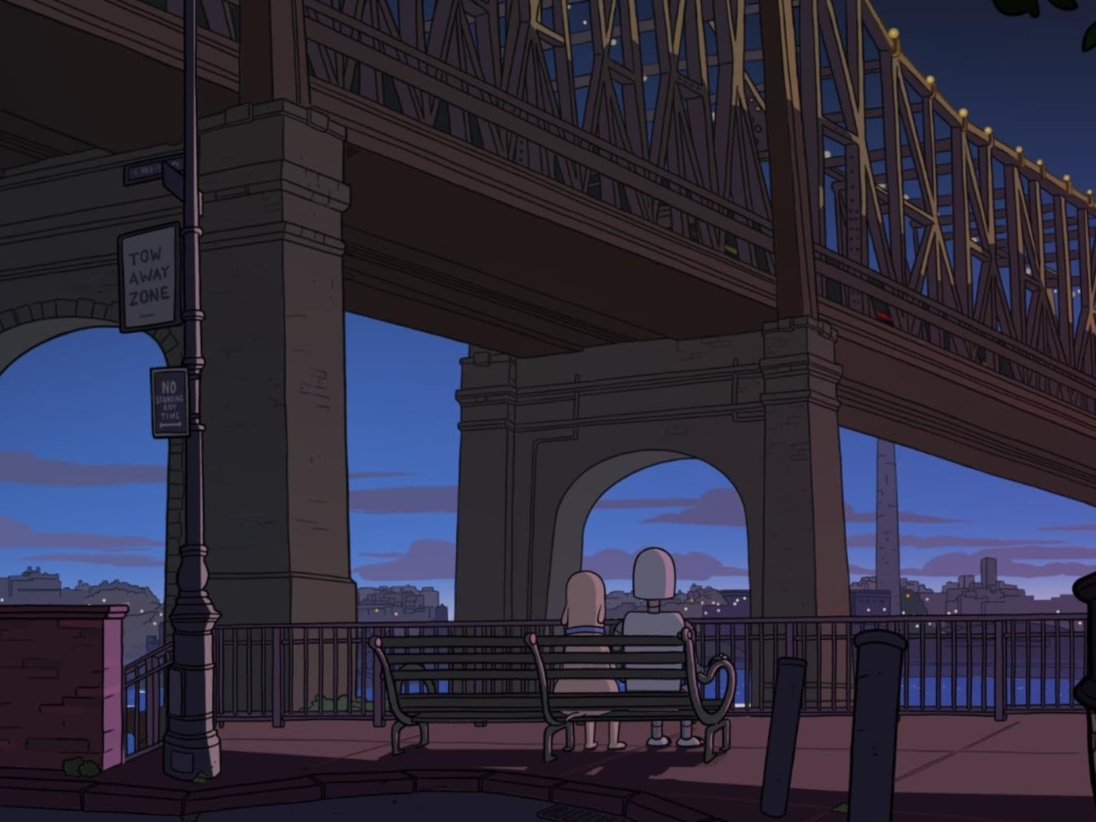 La película animada “Robot Dreams” es una adaptación de un cómic de Sara Varon ambientado en Nueva York durante la década de los 80 (Foto: Arcadia Motion Pictures)