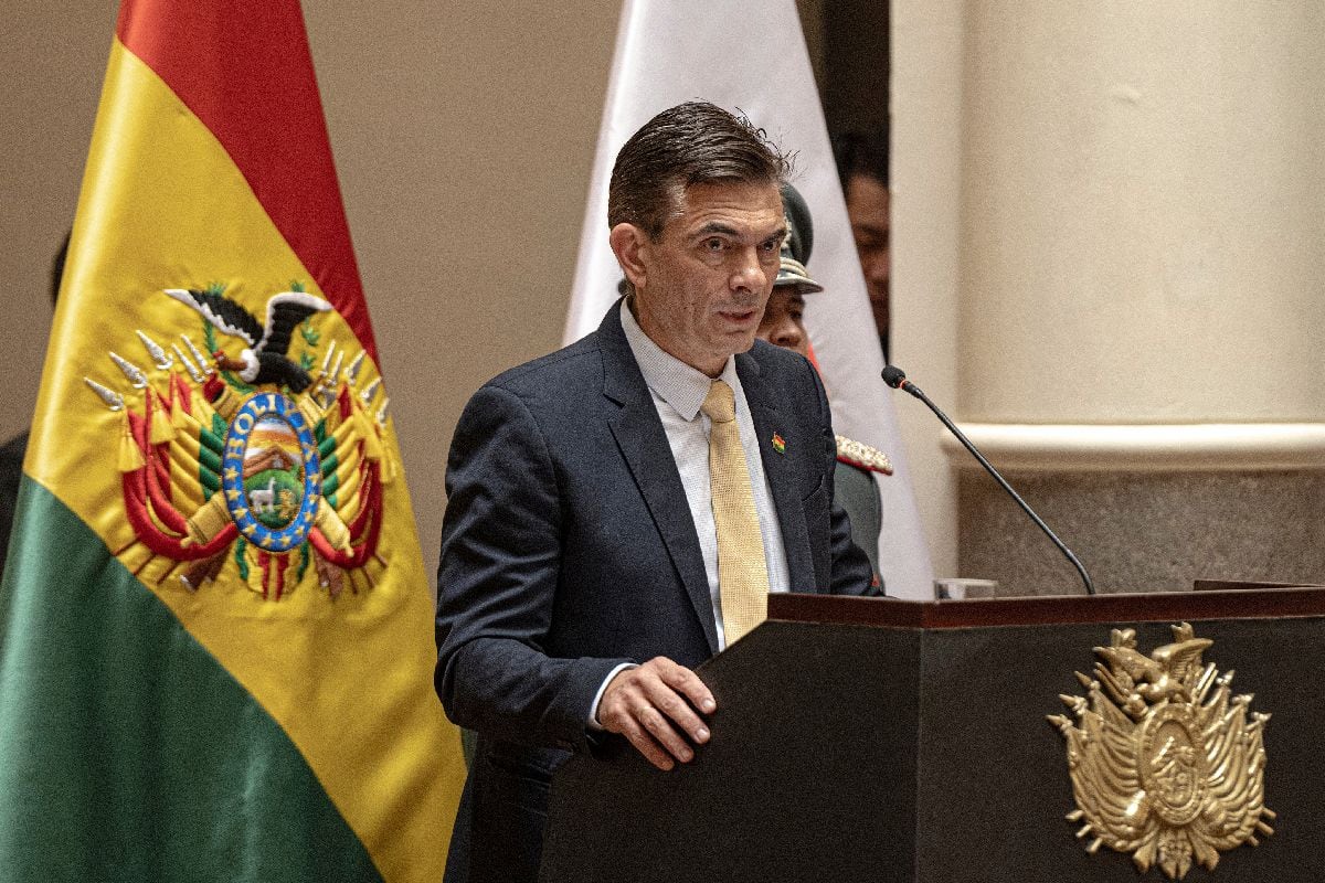 Bolivias President Rodrigo Paz Photographer: Marcelo Perez del Carpio/Bloomberg