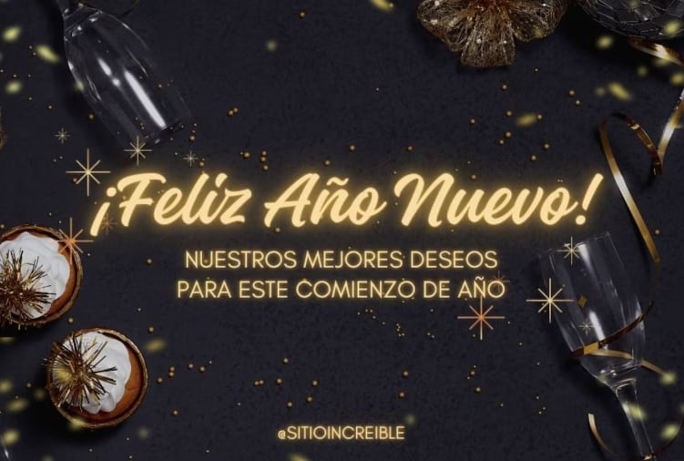 Las mejores tarjetas para compartir por el Año Nuevo 2026 (Foto: Pixabay)