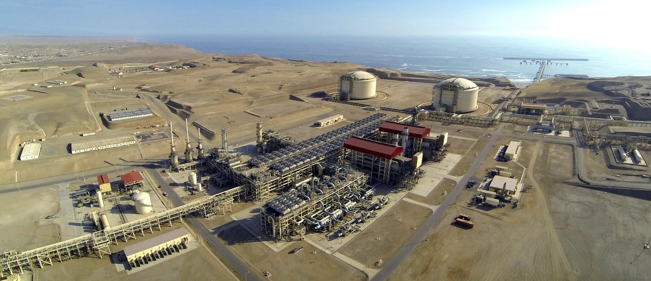 Perú LNG opera la primera planta exportadora de gas natural licuado en Sudamérica. (Foto: Perú LNG)