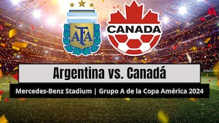Telefe transmitió el partido Argentina 2-0 Canadá (20/06/2024)