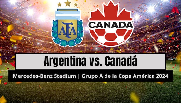 Señal oficial de TELEFE y Mi Telefe para seguir el partido Argentina vs. Canadá por la jornada 1 del grupo A de la Copa América 2024. (Foto: Composición Mix)