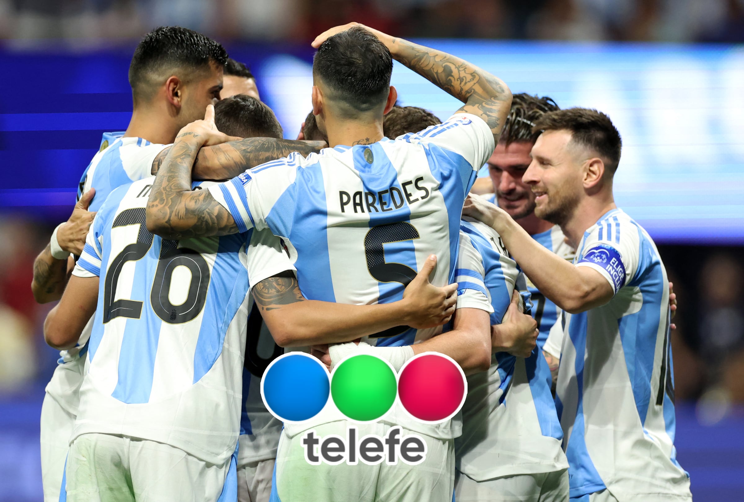 KANSAS, MISURI (ESTADOS UNIDOS), 16/06/2026.- Cobertura oficial de TELEFE EN VIVO GRATIS para ver el partido Argentina vs. Argelia hoy, con Lionel Messi, por la Jornada 1 del grupo J del Mundial 2026 en el Arrowhead Stadium de Kansas, Misuri. FOTO DE CHARLY TRIBALLEAU PARA AFP