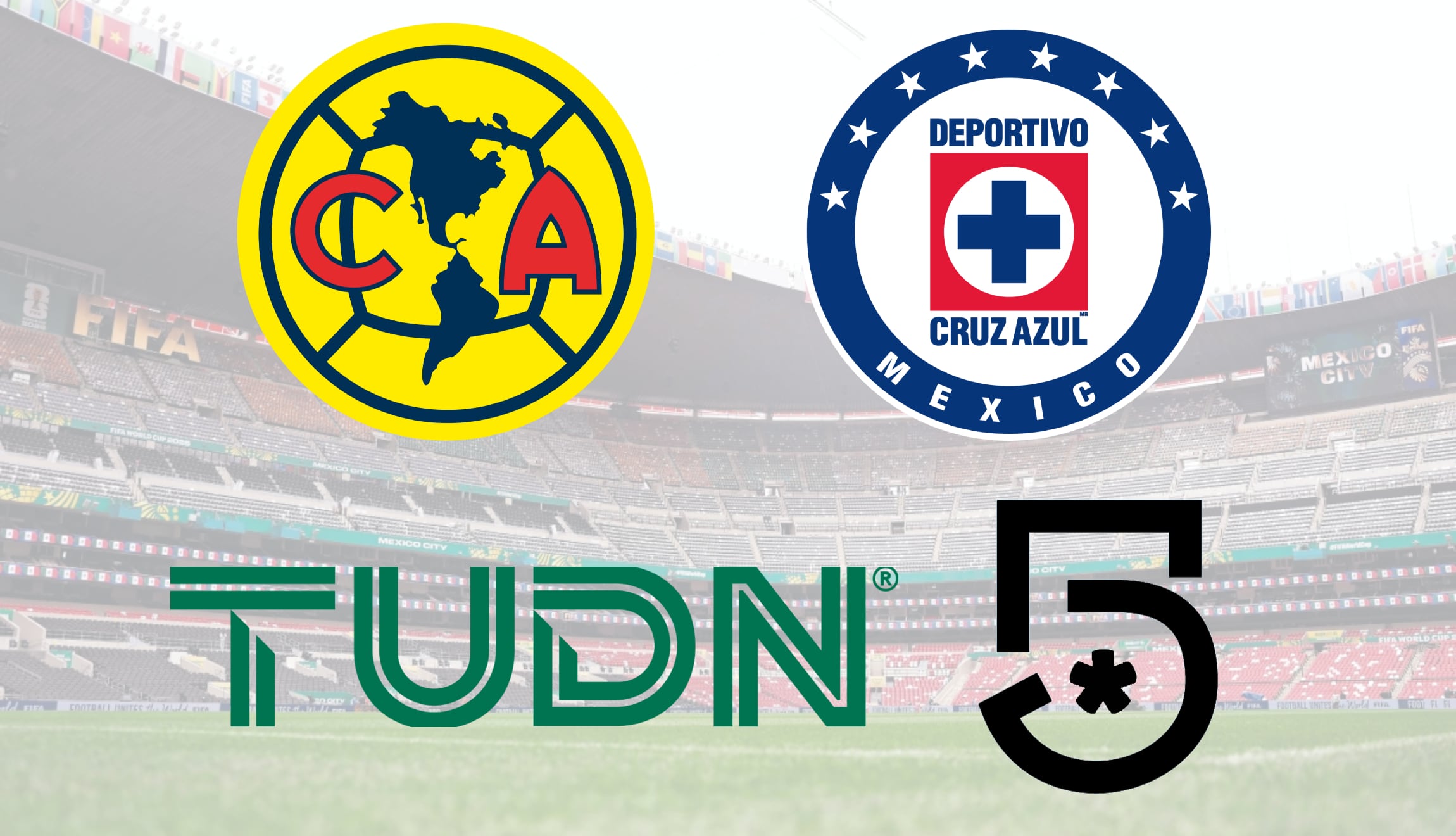Señal abierta de TUDN y Canal 5 EN VIVO para ver América vs. Cruz Azul, en una nueva edición del Clásico Joven, este sábado 12 de septiembre, por la Jornada 8 del Apertura 2026. (Foto: Imagen creada por Gestión Mix)