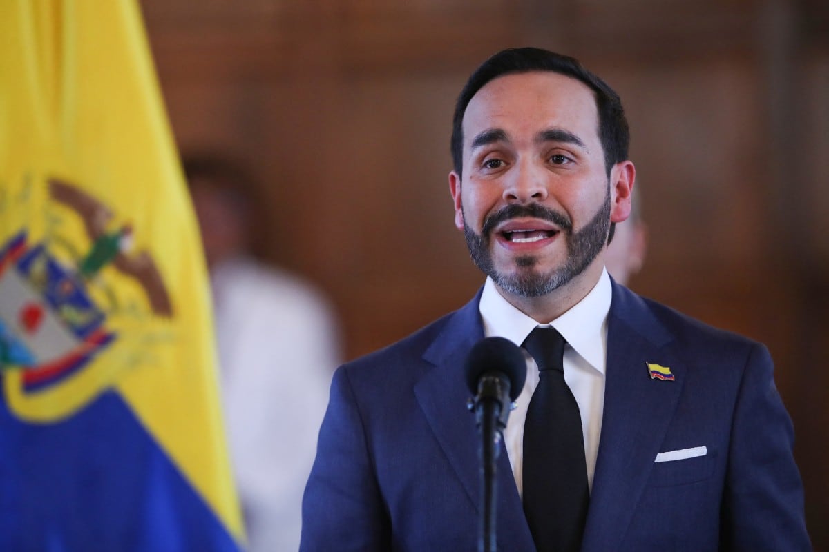 El presidente de Colombia, Abelardo de la Espriella. (ESTEBAN VEGA LA-ROTTA / AFP)