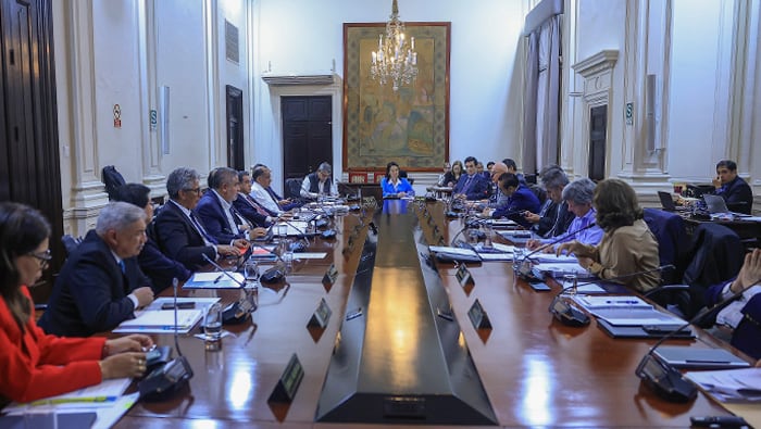 La Política General de Gobierno 2026-2031 fue uno de los temas abordados en Palacio de Gobierno, junto con medidas ante lluvias intensas y para la Policía Nacional. Foto: Presidencia