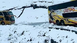 Cusco: cierran tramos de la vía Interoceánica por caída intensa de nieve y deslizamientos