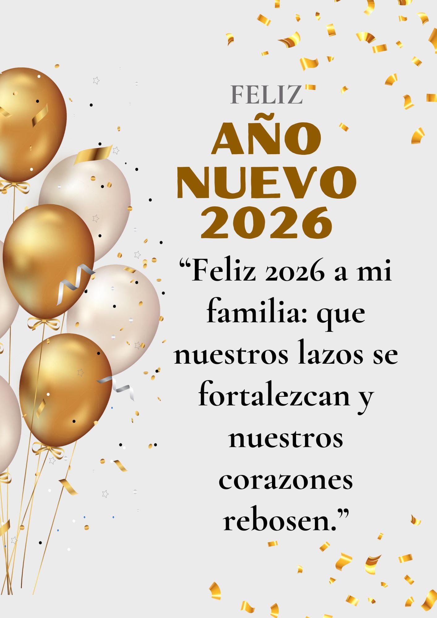 ESTADOS UNIDOS, 31/12/2025.- ¡Deseando un 2026 consagrado a la felicidad y bienestar de la Familia! FOTO DE CANVA.COM