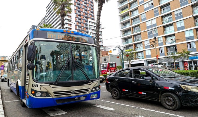 Corredor azul. Foto ATU