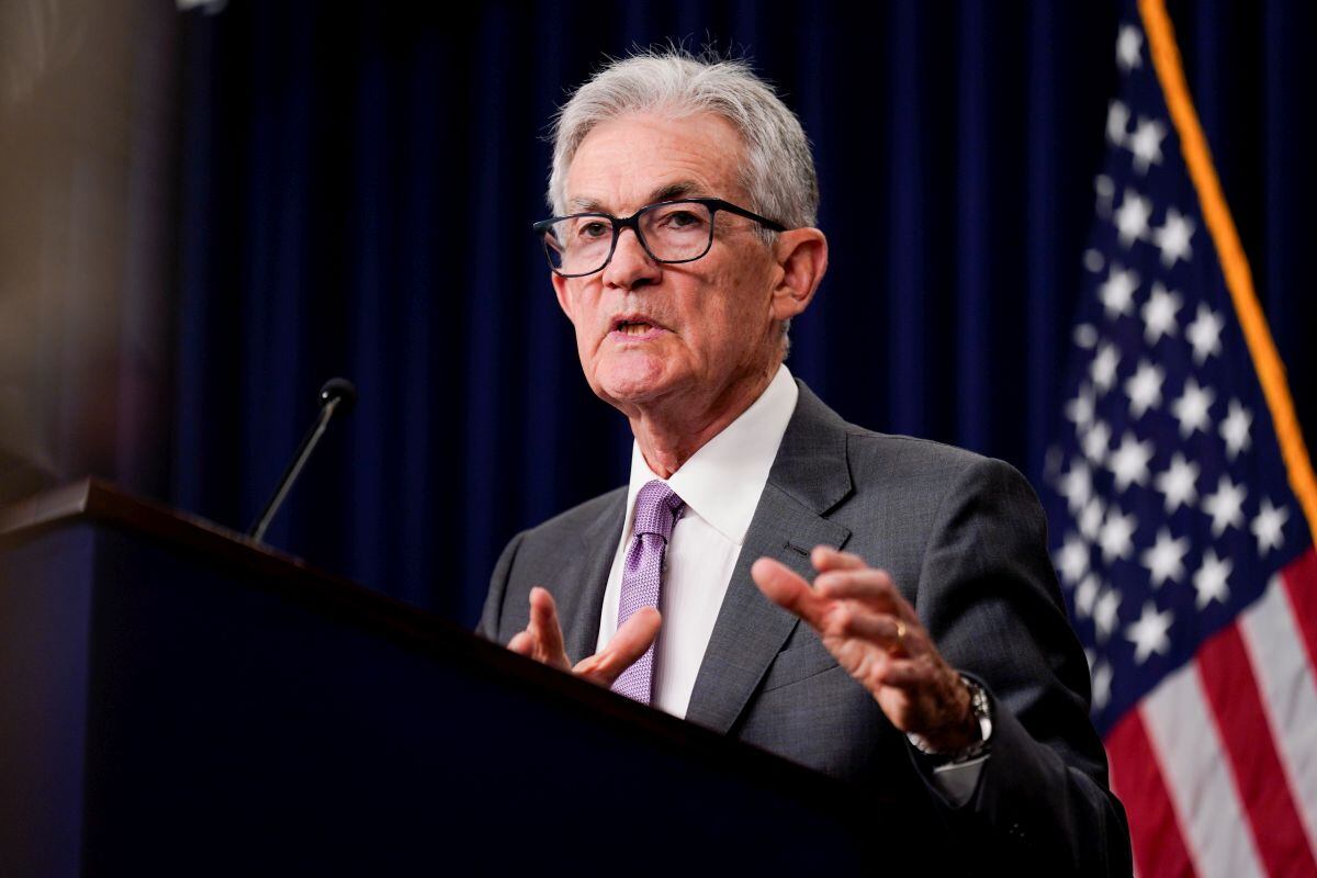 Jerome Powell, chairman of the US Federal Reserve, during a news conference following a Federal Open Market Committee (FOMC) meeting in Washington, DC, US, on Wednesday, July 31, 2024. Federal Reserve officials held interest rates at the highest level in more than two decades but signaled they are moving closer to lowering borrowing costs amid easing inflation and a cooling labor market. Photographer: Al Drago/Bloomberg