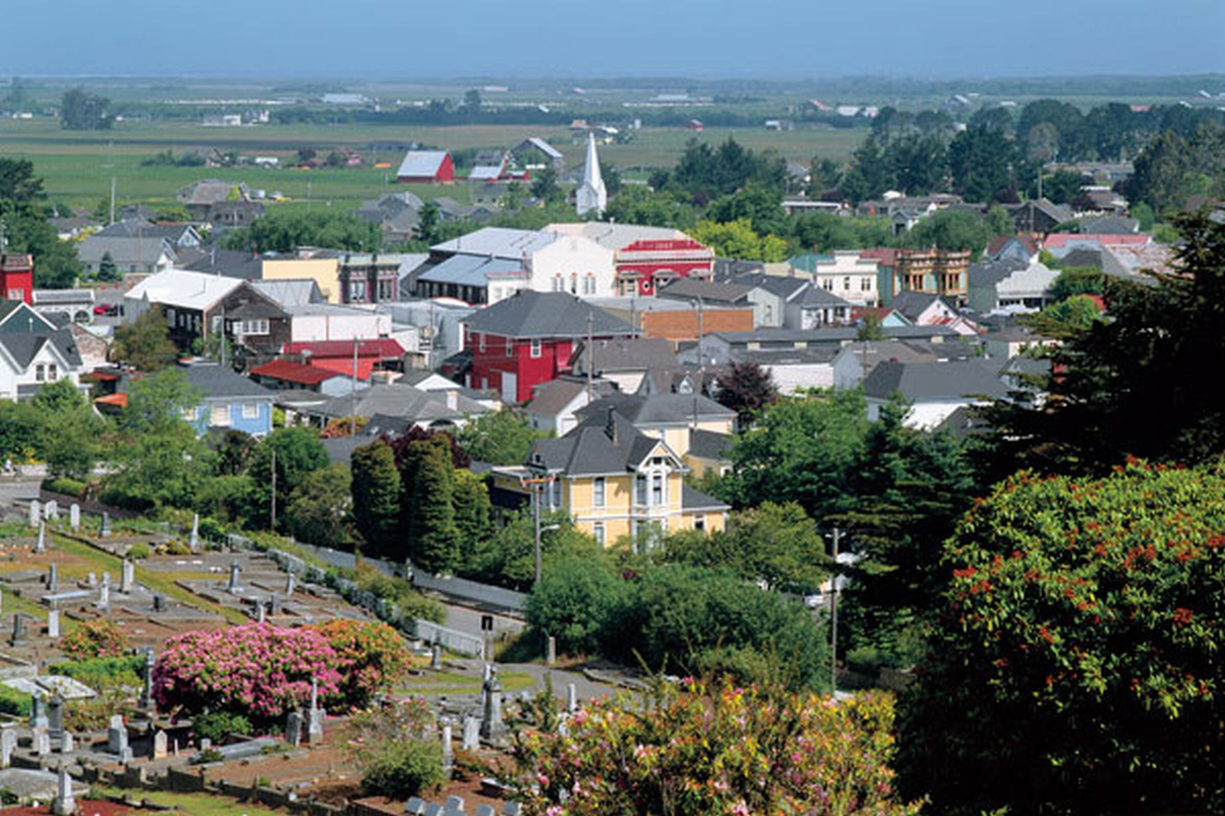 Imagen panorámica del pueblo de Ferndale (Foto: Ayuntamiento Ferndale)