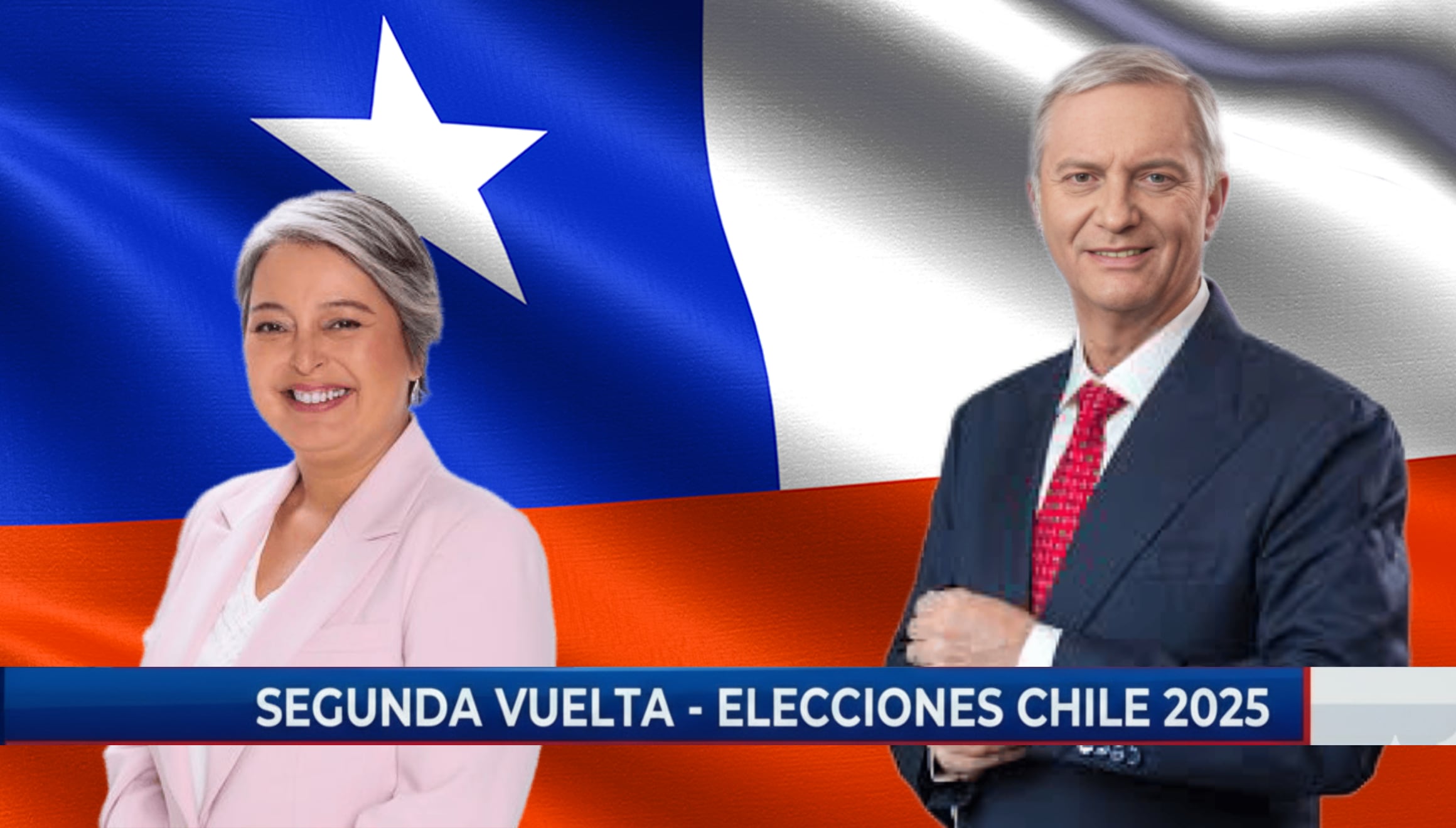 La segunda vuelta de las elecciones presidenciales chilenas, que se celebrará el 14 de diciembre de 2025, enfrentará a dos candidatos totalmente opuestos: Jeannette Jara, de una amplia coalición de izquierda con orígenes modestos, y el líder de ultraderecha José Antonio Kast, un católico ultraconservador decidido a expulsar masivamente a los migrantes indocumentados. | Crédito: creativefabrica.com / Composición Mix