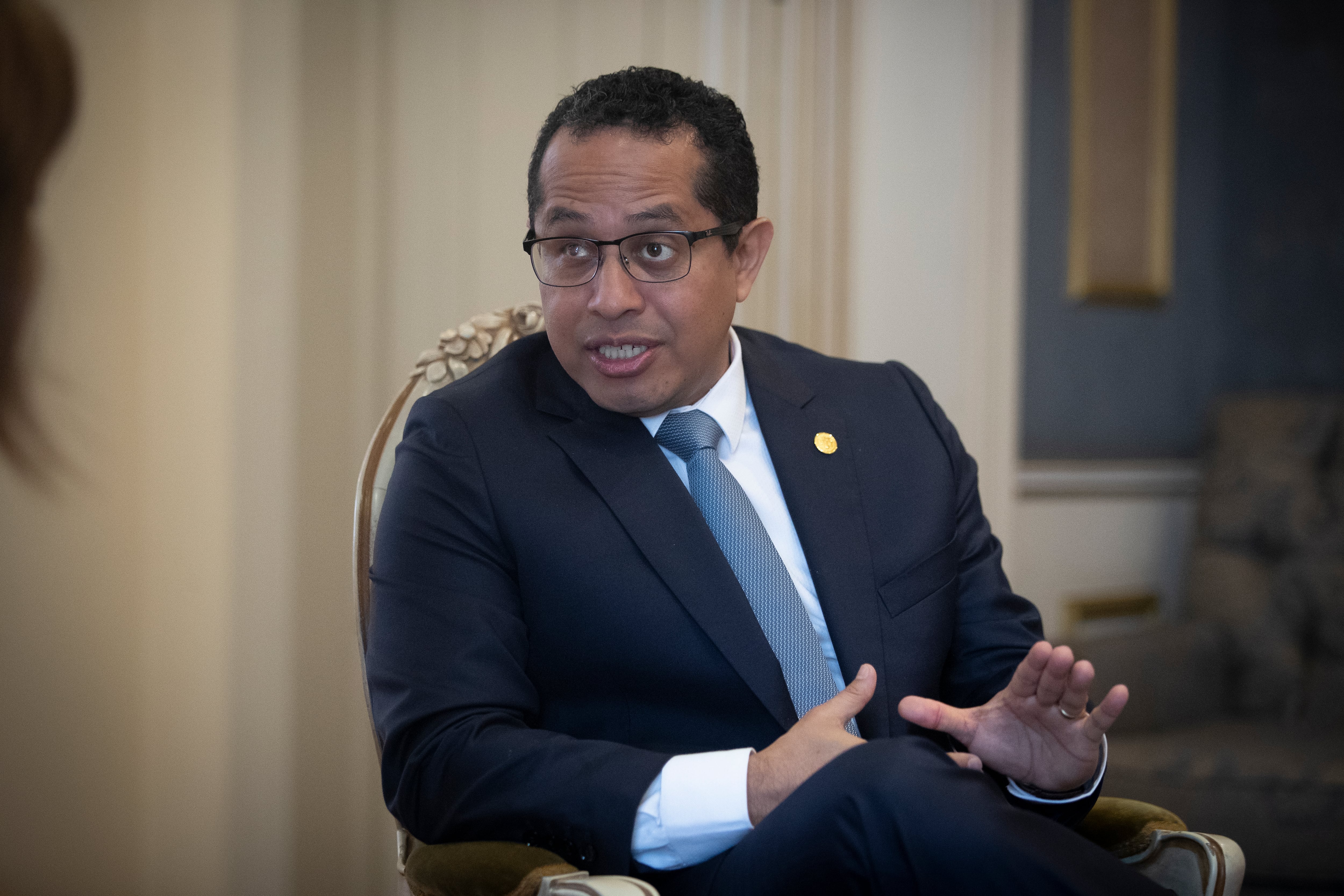 Faltan 75 días para las elecciones. Según Burneo, no hay ninguna situación externa que afecte el proceso en marcha. Foto: Hugo Pérez / GEC