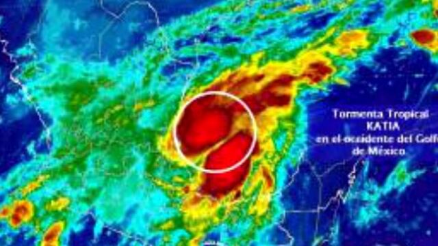 Tempestad Katia alcanza categoría de huracán en el Golfo de México