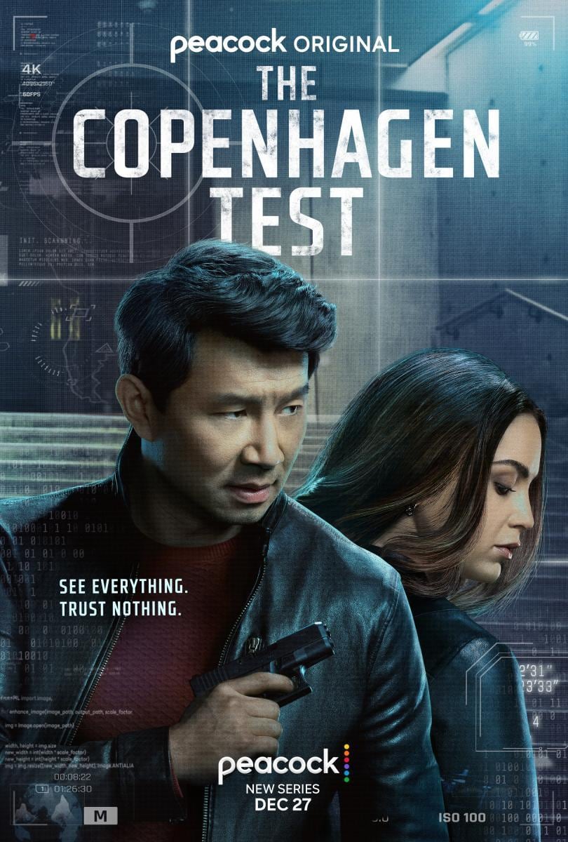 El póster de "The Copenhagen Test", serie creada por Thomas Brandon que se desarrolla a lo largo de 8 episodios (Foto: Peacock)