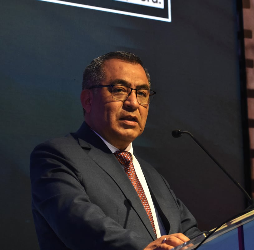 Aldo Prieto, ministro de Transportes y Comunicaciones.