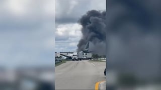 Al menos cinco muertos tras estrellarse avión de Amazon cerca del aeropuerto de Miami