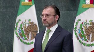 México nombra canciller a artífice de la visita de Trump