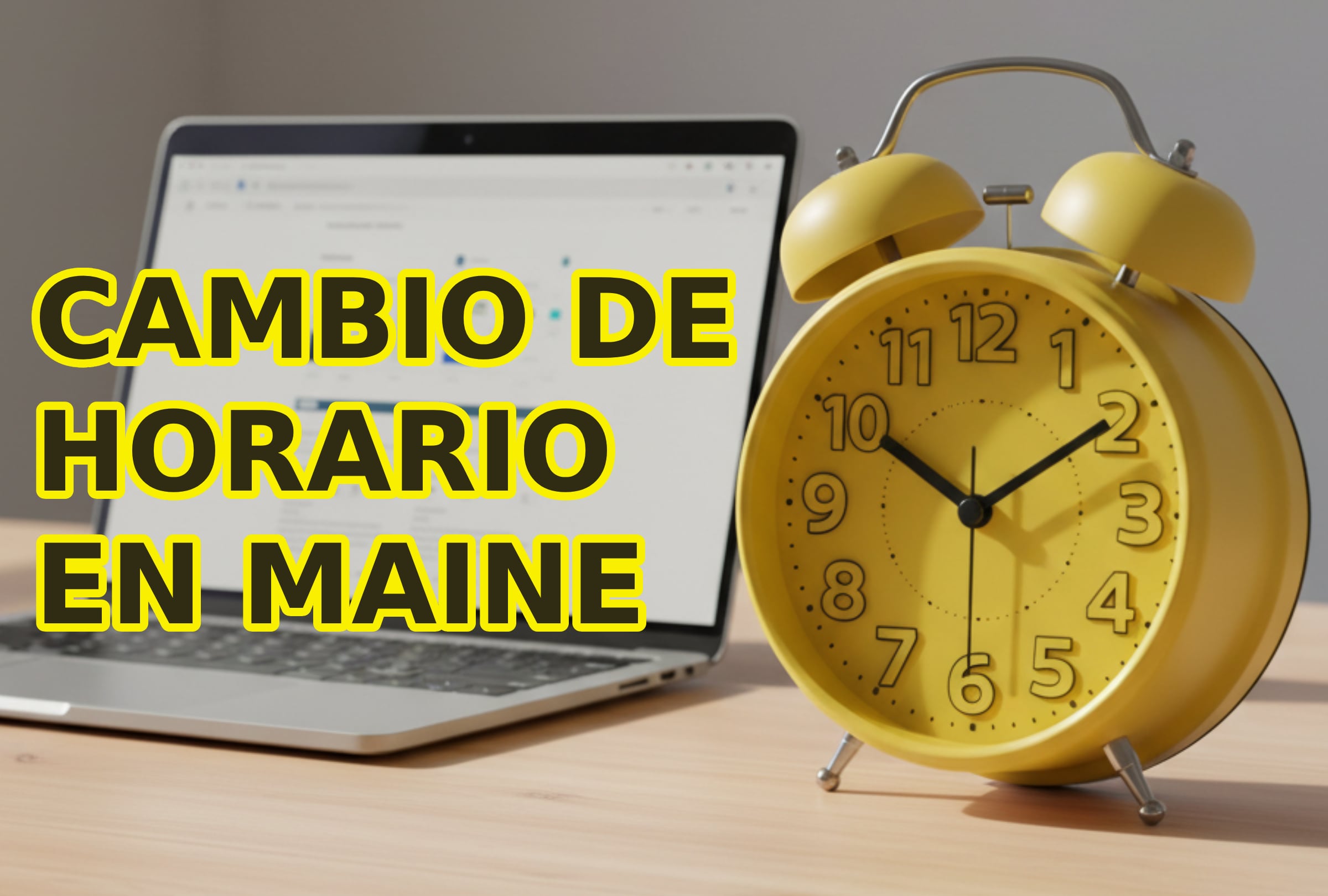 PORTLAND, MAINE (ESTADOS UNIDOS), 07/02/2026.- Descubre cómo afecta el horario de verano a ciudades como Portland, Bangor y Augusta en 2026. IMAGEN CREADA POR NOÉ YACTAYO CON PERPLEXITY AI PARA GESTIÓN MIX
