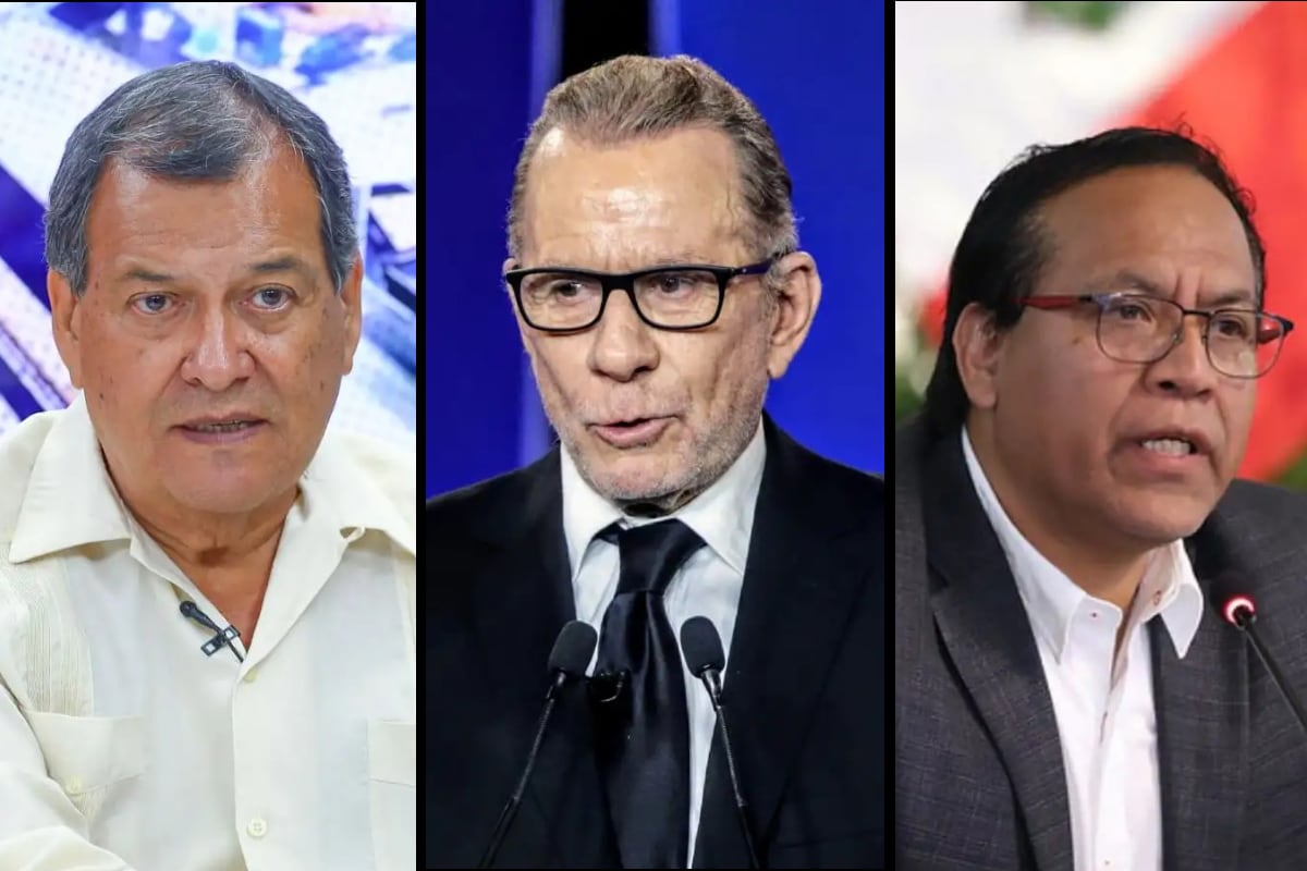 De derecha a izquierda, Nieto, Belmont y Sánchez. (Foto: composición de Gestión / Andina)