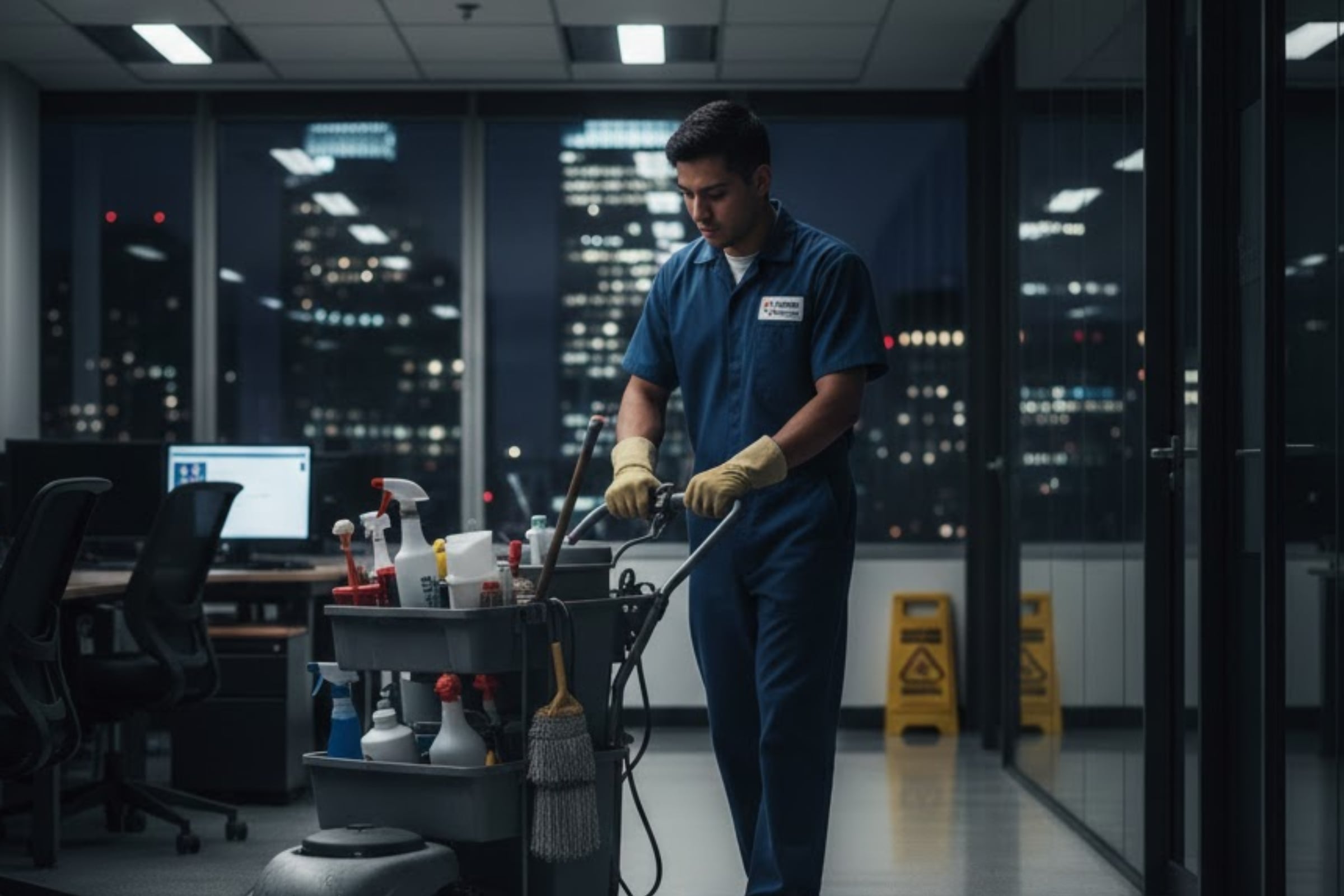 El sector de limpieza también ofrece múltiples puestos de trabajo a medio tiempo con salarios competitivos. (Crédito: Imagen referencial creada por El Comercio MAG usando la IA de Gemini)