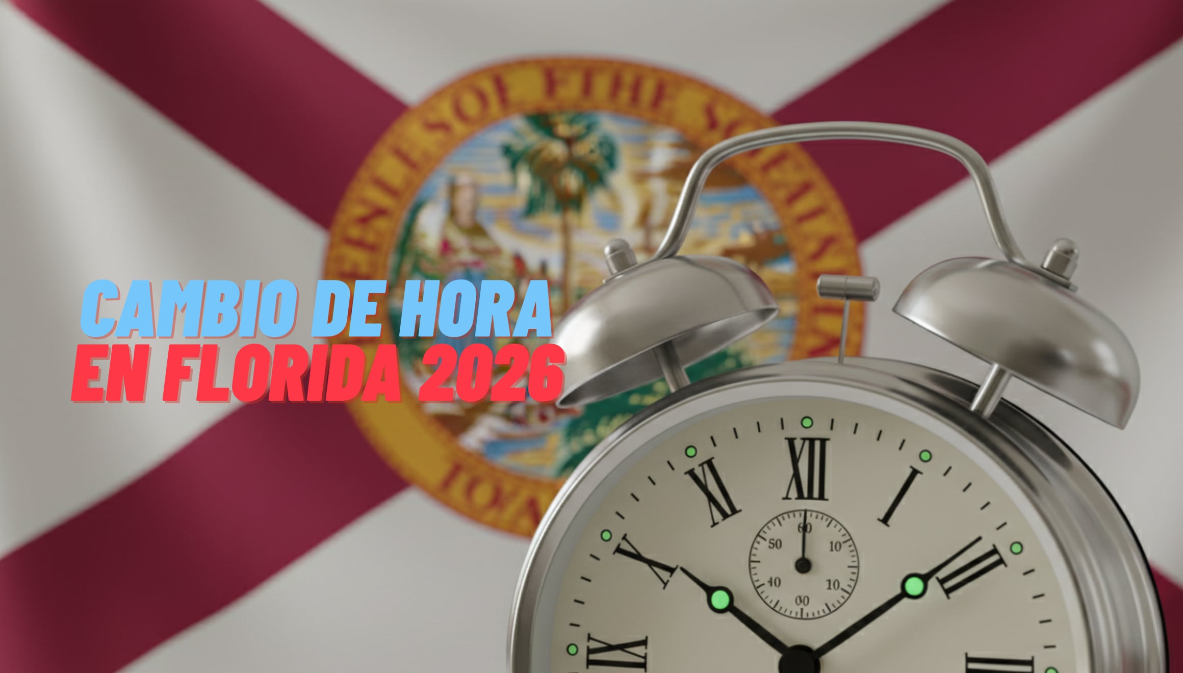 ¡Aviso para Florida! Entérate de la fecha oficial del cambio de hora este 2026. Te decimos cuándo y cómo ajustar tu reloj para darle la bienvenida al horario de verano en Miami, Orlando y todo el "estado del sol". | Imagen creada por Gestión Mix usando la IA de Gemini / Composición GEC
