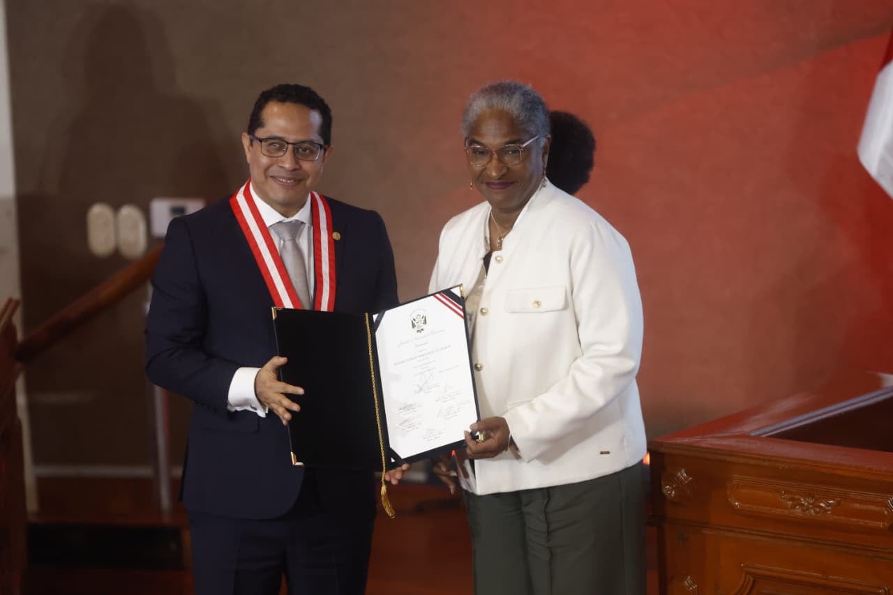 Susana Flor de María Matute Charún (Partido del Buen Gobierno) fue elegida como senadora por distrito único nacional. Foto: GEC